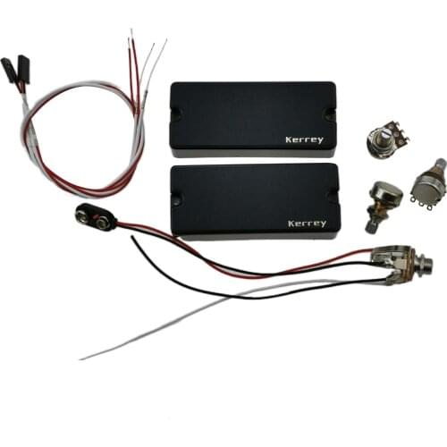 Kerrey Bass Pickups Active Pickups 4 Strings Bass Pickup Neck And Bridge Pickup Active 4-string humbucker Alnico V