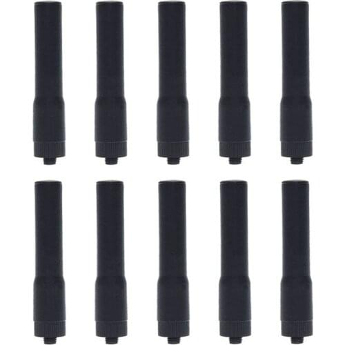 10PCS Antenna ST20 Dual Band SMA-F 144MHz/430MHz Soft Antenna ST-20 for BAOFENG UV-5R BF-888S UV-82 UV-9R Plus Walkie TalkieSF20