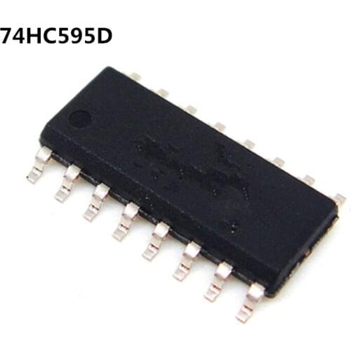20pcs 74HC595D SOP16 74HC595 SOP SN74HC595DR SMD new