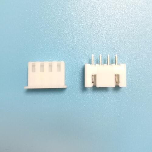 50PCS XH2.54 2.54mm 4P Straight Male Pin Header + Housing +Terminal Connector Assortment Kit