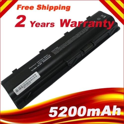 5200 mah Laptop battery For HP Pavilion dv6 mu06 g6 588178-141 593553-001 593554-001 586006-321 586006-361 586007-541 586028-341
