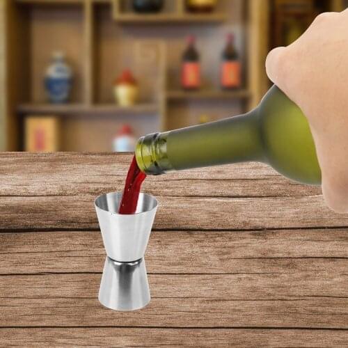 Stainless Steel For Home Bar Party Cocktail Measure Cup Measuring Cup Cocktail Shaker Jigger Short Drink Measurement 25/50ML