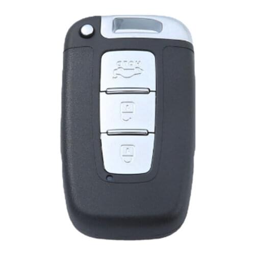 High Quality 3 Buttons Smart Remote Key Shell Case For Hyundai IX35 Sonata 8 Avante Veloster Fob Key Cover