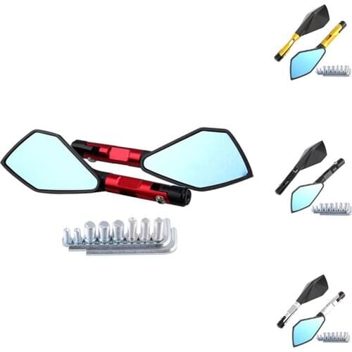 DHBH-New Motorcycle CNC Aluminum Rear View Rearview Mirrors Side Mirror for YAMAHA MT07 MT09 MT-07 for Kawasaki Z900