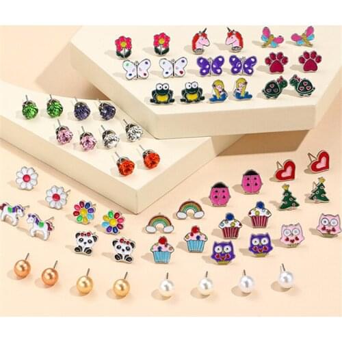 Детские серьги HuanZhi China At AliExpress