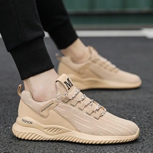 Men Sneakers mens shoes casual Breathable Lace Up Men Mesh Sport Shoes Fashion Casual Male Trend Shoes Zapatillas Hombre