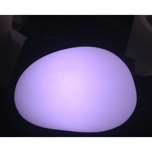 L32*W24*H17cm LED Night Light Magic Table Lamp Rechargeable 16 color change led big pebble for Christmas Decoration 10pcs/lot