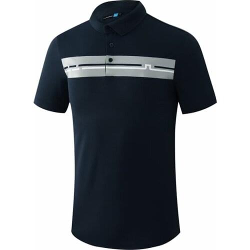 Summer Mens Golf Short-Sleeved T-Shirt Quick-Drying Sports Leisure Tops High-Quality Golf Clothing Free Shipping