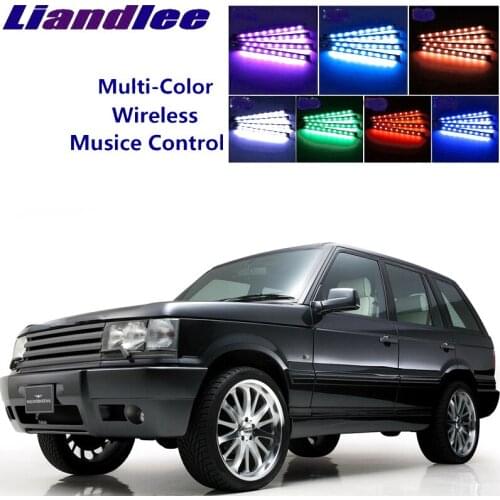 LiandLee Car Glow Interior Floor Decorative Atmosphere Seats Accent Ambient Neon light For Range For Rover RR P38A MK2 1994~2002