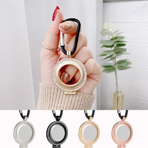 For Apple Airtags Metal Diamond Protective Sleeve Case for Apple Locator Tracker Anti-lost Device Keychain Smart Accessory Case