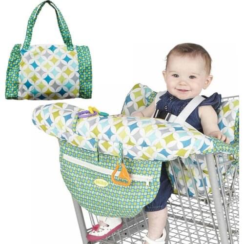 Multifunctional Baby Children Folding Shopping Cart Cover Baby Shopping Push Cart Protection Cover Safety Seats For Kids