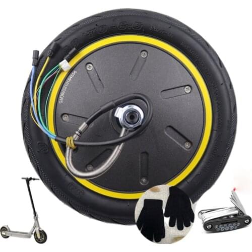 10 Inch Electric Scooter 36V 350W Motor Hub with 60/70-6.5 Inner and Outer Vacuum Tire for Xiaomi Ninebot Max G30 Parts