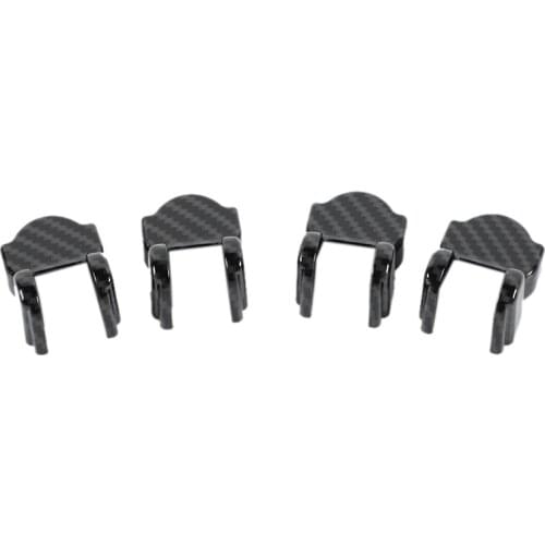 Door Limiting Stopper Swing Door Check Limiter for 2018-2020 Jeep Wrangler JL & Gladiator JT 2/4 Door, ABS Carbon Fiber