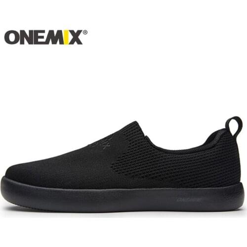ONEMIX Men And Women Shoes Summer 2019 Fashion Casual Slip-on Flat Loafers Comfortable Mesh Breathable Sneakers Tenis Masculino