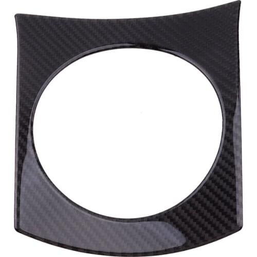 Front Interior Console Gear Shift Panel Carbon Fiber Sticker Trim Cover Fit For Nissan 350Z 2003 2004 2005 2006 2007 2008 2009