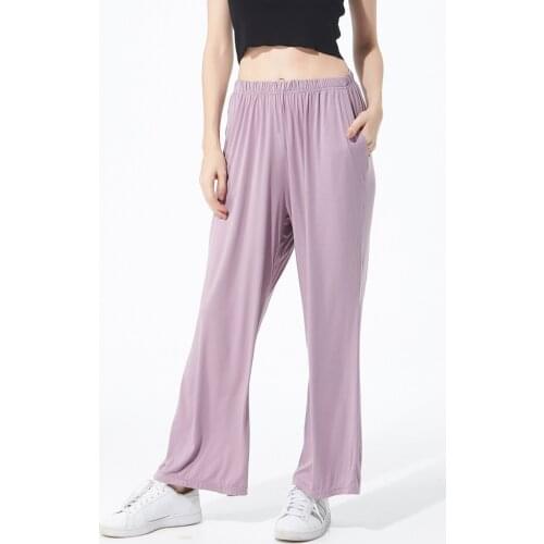 Womens Pajamas With Pants Pyjama Bottoms 2020 Spring Autumn New Comfortable Pants Large Size 2XL-7XL Loose Pants Women