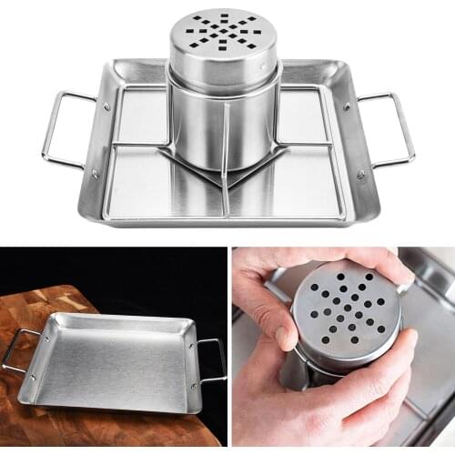 Beer Can Chicken Holder Stainless Steel Roaster Rack with Metal Canister and Drip Pan for Oven or Grill Smoker