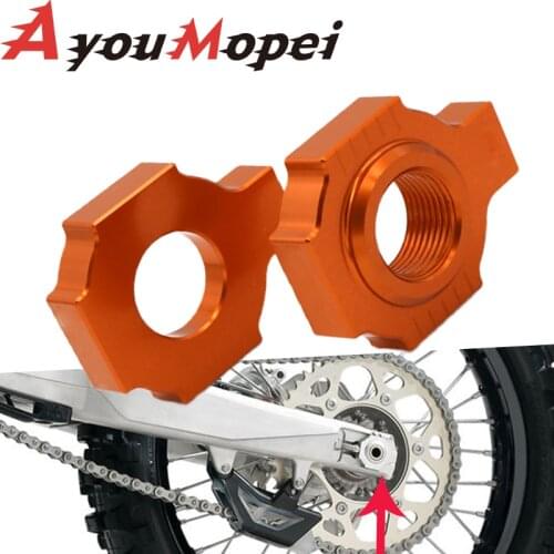 Chain Adjuster Regulator Sliders For MXC EXC-G SXS SXF SX 85 125 150 250 350 380 400 450 520 525 540 Motorcycle Accessories