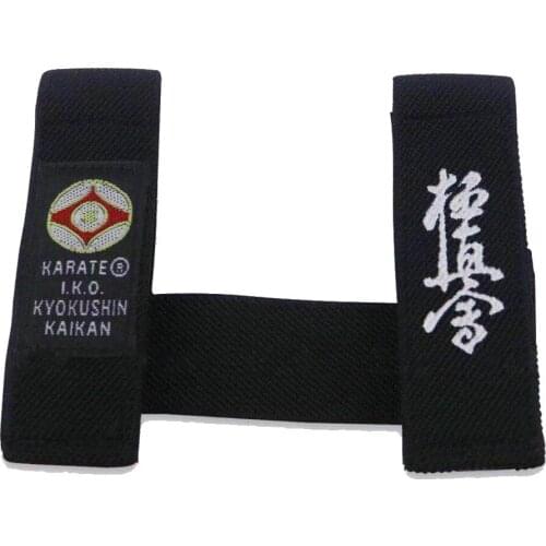 SINOBUDO Kyokushin Kai Belt Fixed retainer Black Belt Fixer IKO Kyokushin Karate Belt Fixer