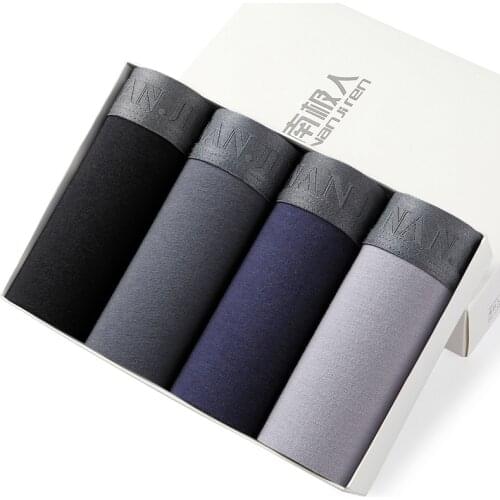 4pcs/Lot Men Underwear Cotton Boxers men Male Underpants Boxer Hom Male Printed pantsBrand Shorts Man printi Boxer Shorts Sexy