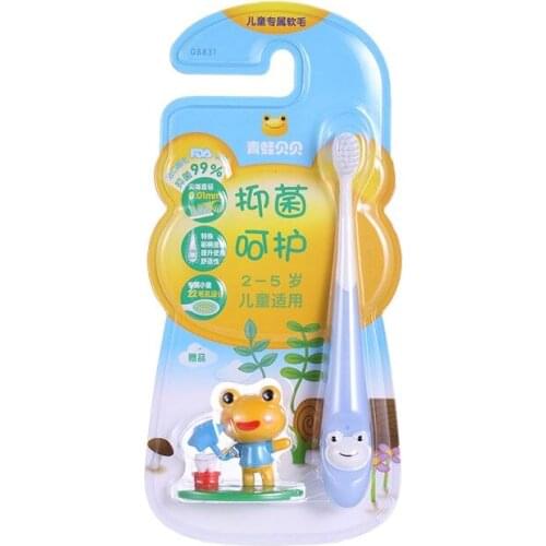 Oral care soft-bristle children toothbrush For 2-5 years old children 831 color random