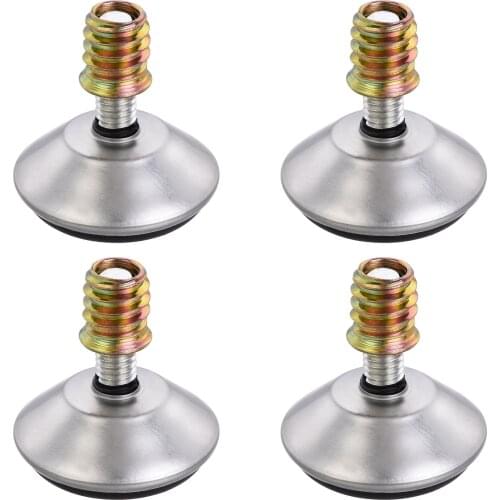 Uxcell M8 Furniture Leveler Threaded Insert Nut Kit 39x38mm Leveling legs 4 Sets