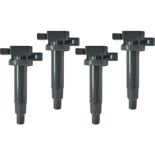 Wooba 4pcs 90919-02240 Ignition Coil For Toyota Scion IQ Yaris Prius xA xB Echo 1.5L Corolla 90919 02240 673-1306
