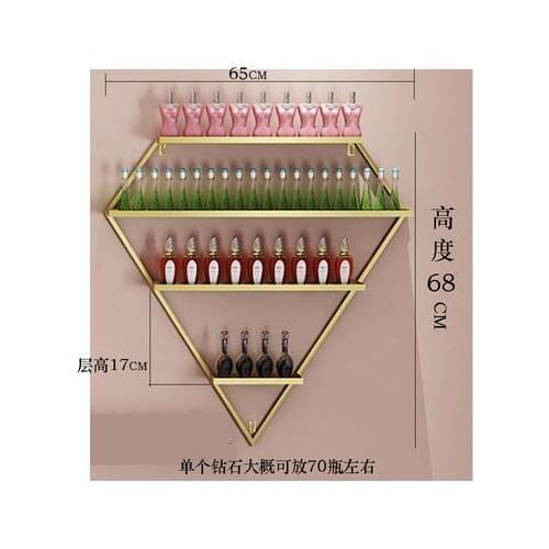 Iron nail polish rack, wall hanging nail display stand, nail shop wall, shelves, nail rack