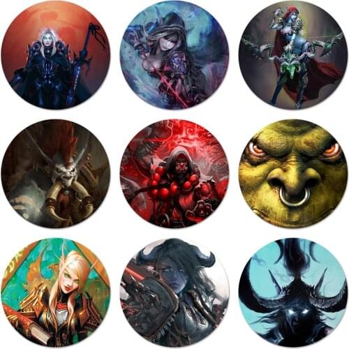 World Of Warcrafts Wows Icons Pins Badge Decoration Brooches Metal Badges For Backpack Decoration