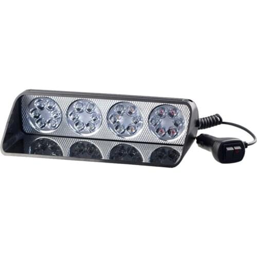 1PCS DC12V 24LEDs Car windshield Emergency Strobe Flasher Lights Police flashing Warning Lights Fog Lamps safety signal lighting