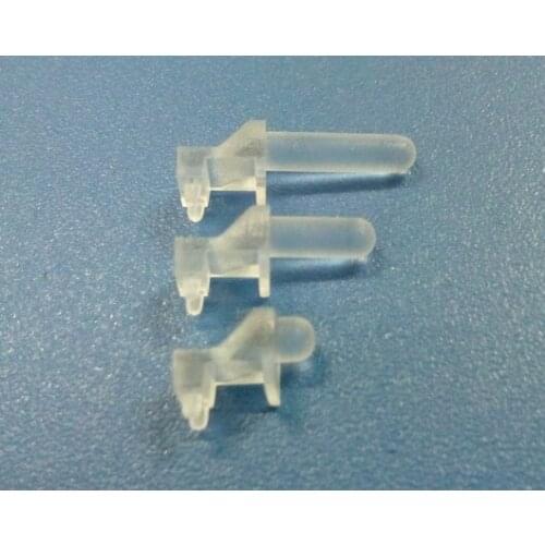 100PC Clear color round head Right angle 2.54MM-11.43MM LIGHT PIPE FOR 3MM Led Diode LED Tube Lampshade replace SLP3