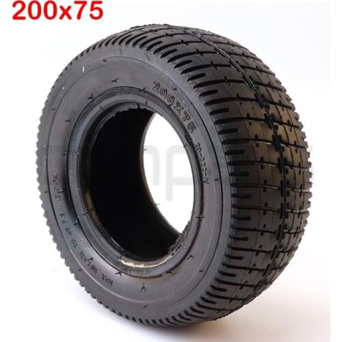 200x75 Pneumatic Tire for Electric Scooter 8 Inch Thicked Widened Wear Resistant Tyre