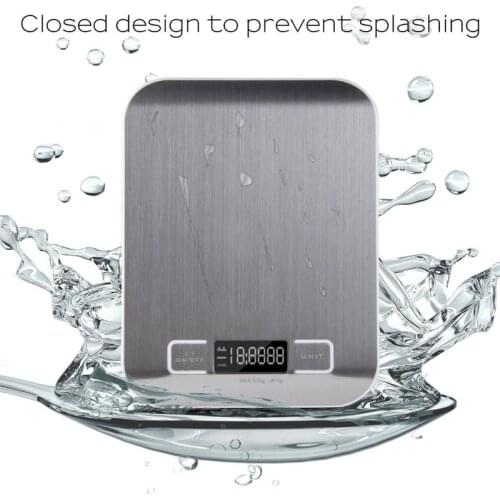 5kg Household Kitchen Scale Electronic Food Scales Diet Scales Measuring Tool Slim LCD Digital Electronic Weighing Scale