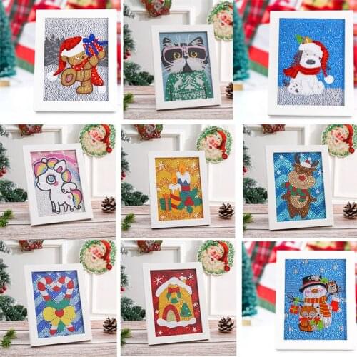 Diamond Art for Kids Small and Easy 5D Diamond Art Painting Kit Crystal Gems Embroidery for Girls Boys Beginners Art Crafts