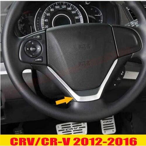 Car Steering Wheel U Shape Trim Molding For Honda CRV CR-V 2012-2016
