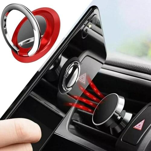 Finger Ring Holder Grip 360 Rotatable For Cell Phone Car Magnetic Holder Phone Back Sticker Universal Bracket