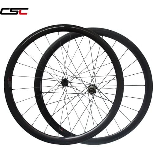 700C D411SB-CL D412SB-CL Center lock Disc brake 23 wide 38/50/60/88mm Clincher tubular Bicycle wheels Cyclocross Wheelset