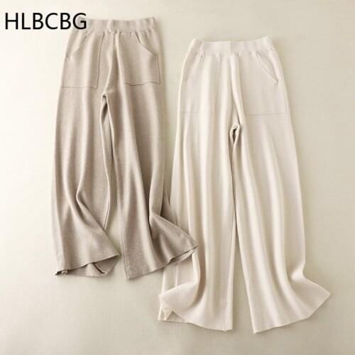 Женские брюки широкие Hlbcbg China At AliExpress
