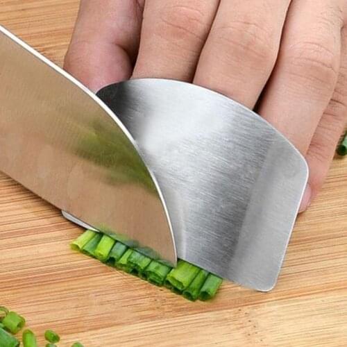 Chopping Finger Protector Steel Cut Vegetables Knife Protect Hand Protector Kitchen Multifunction Gadget Tool Gua O0N0