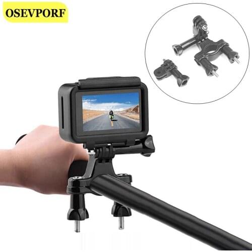Bike Bracket Mount Accessories for Osmo Action/Gopro6/7/8 Base Adjustable Cycling Clamp Handlebar Bikes Bar Mount Holder Stands