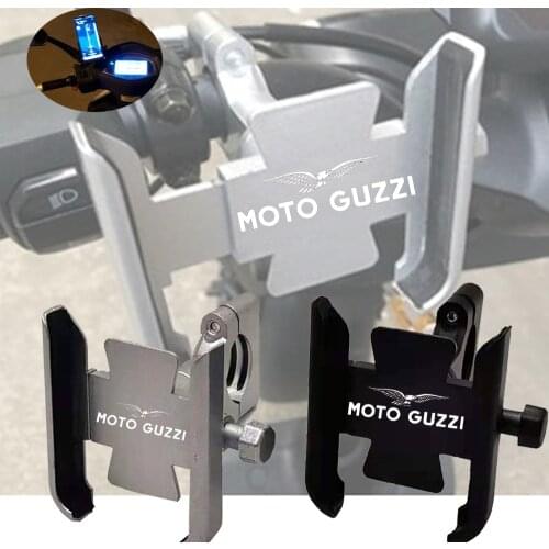Mobile Phone Motorcycle Navigation Bracket Handlebar rearview mirror installation for Moto Guzzi Universal installation