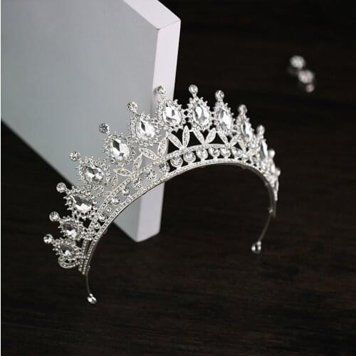 Fashion Jewelry Queen Crowns Wedding Hair Accessories Headband Diadem Princess Birthday Crown