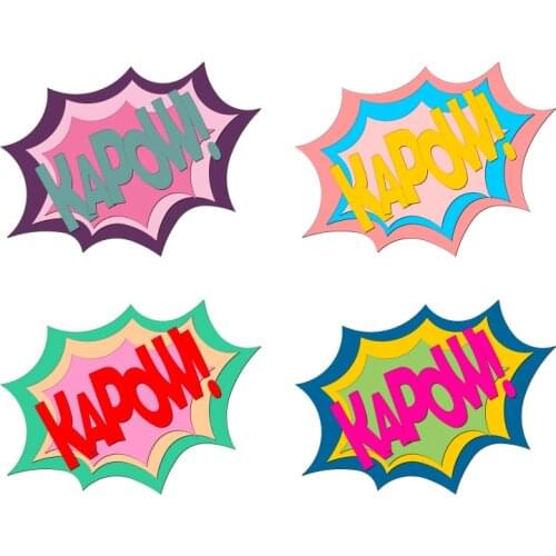 New KAPOW! Wooden die Scrapbooking C-107-4 Cutting Dies