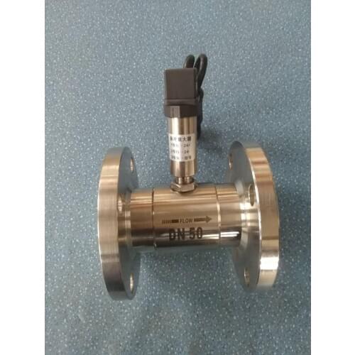 Liquid turbine flowmeter/sensor/transmitter/LWGY-40 flanged flowmeters output NPN signals contact with PLC
