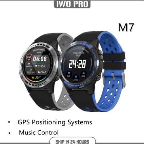 IWO PRO 2020 GPS M7 Smart watch men Bluetooth call 360mAh compass Barometer Geomagnetic induction Gyro Sport outdoor smartwatch