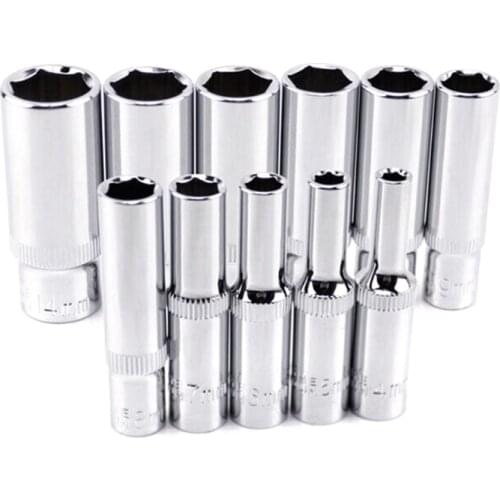 Drive Standard Impact Socket Set Premium chromium Vanadium Steel with Mirror Finish Easy to Store Socket Accessory G8TB