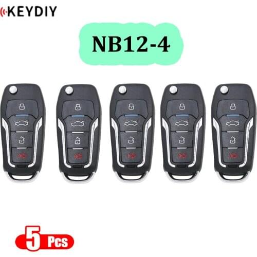 5PCS/LOT NB12-4 universal 4 button NB series remote control for KD900 URG200 KD200 make new remote with Multi-functional chip
