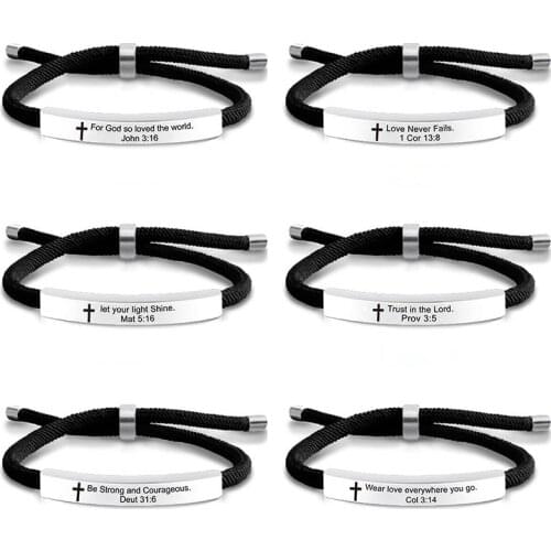 WYBU Blessing Stainless Steel bracelet for Women Classic Retractable buckle Woven womens bracelet matching bracelet bts jewelry