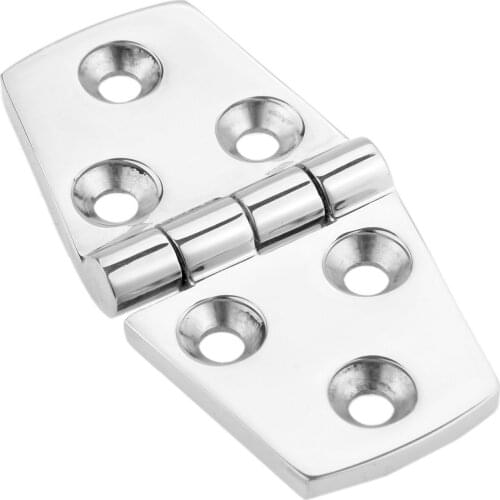 1Pc 3" Stainless Steel Boat Marine Flush Door Hinges 38x76mm Compartment Hinges Silver Fit Marine Doors And Windows
