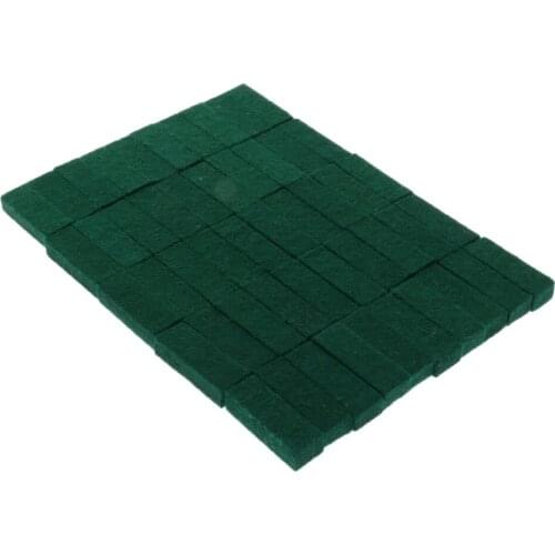 50 Pieces Upright Piano Damper Felt Set Keyboard Instrument Parts for Piano Green 28x10x7mm